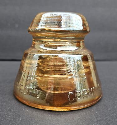 Corning PYREX Carnival Glass Insulator Iridescent CD 233 61 EBay