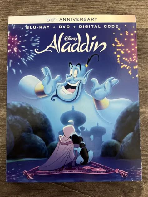 Aladdin Th Anniversary Edition Blu Ray Dvd Digital Code W