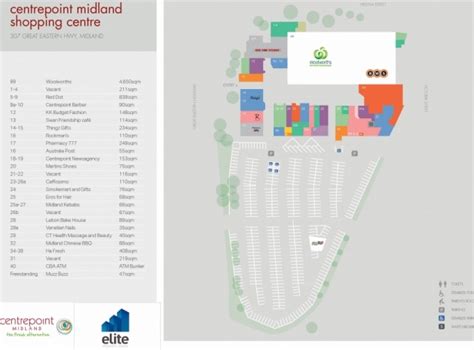 Midland Gate Shopping Centre Map