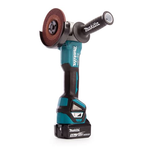 Toolstop Makita DGA513RTJ 18V Cordless Angle Grinder 125mm 2 X 5 0Ah