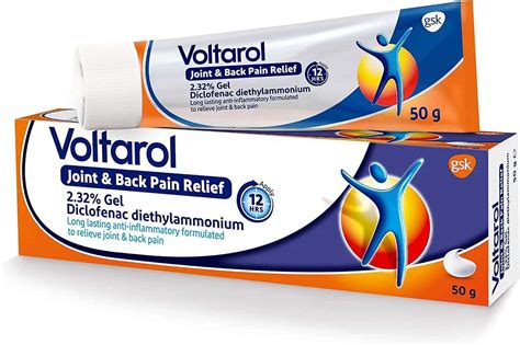 Voltarol Joint And Back Pain Relief Gel 50g Welzo