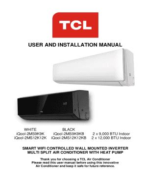 Fillable Online HOmeLabs Split Type Inverter Air Conditioner With Heat