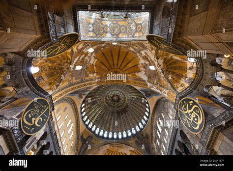 Int Rieur De La Basilique Sainte Sophie Istanbul Turquie Sainte