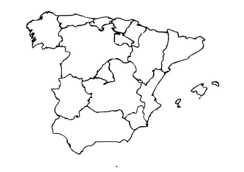 Spain Map Coloring Page Download Print Or Color Online For Free