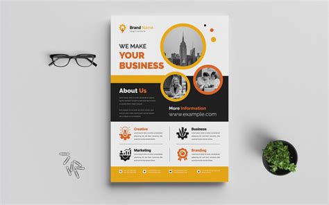 We Make Your Business Flyer Template Templatemonster