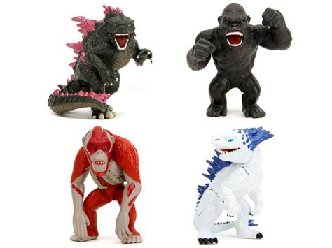 Godzilla X Kong The New Empire MetalFigs 2 5 Mini Figure Four Pack