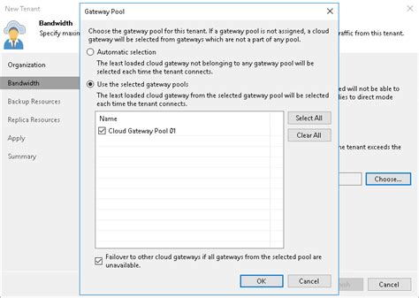 Step Specify Bandwidth Settings Veeam Cloud Connect Guide