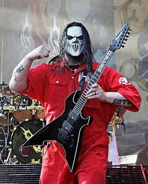 Slipknot S Mick Thomson With His Ibanez Mtm100 Slipknot Mick