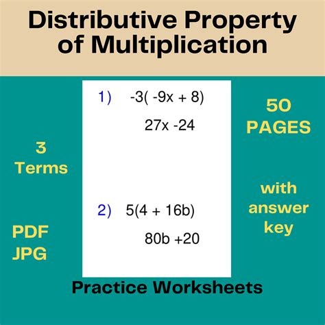 Distributive Property Of Multiplication