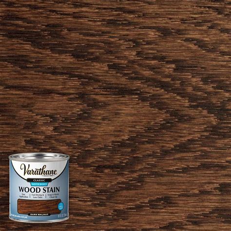 Varathane 8 Oz Dark Walnut Classic Water Based Interior Wood Stain