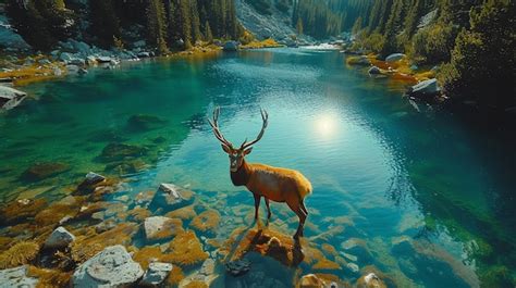 Free Photo | Wild deer in nature