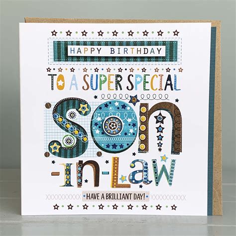 Clever Birthday Wishes For A Son In Law Artofit