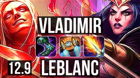 VLAD Vs LEBLANC MID 2 1M Mastery 8 1 3 800 Games Legendary KR