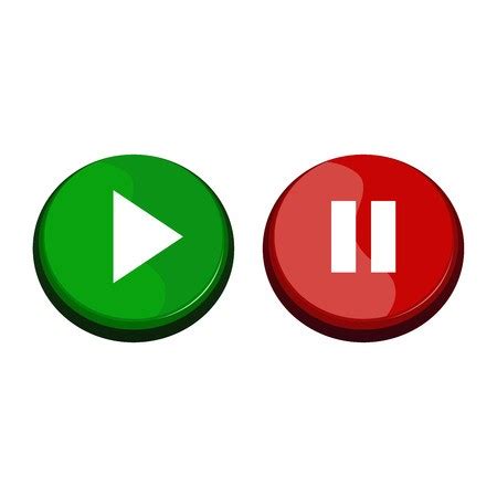 Play Pause Button Vector at Vectorified.com | Collection of Play Pause ...