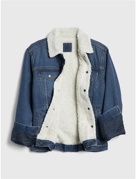 Buy Gap Sherpa Lined Icon Denim Jacket Online Topofstyle