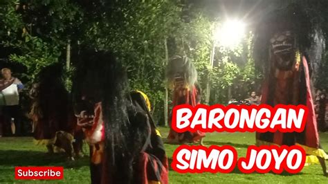 Indonesian Culture Rampak Barong Kreasi Barongan Simo Joyo Wado