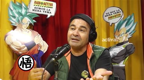 Mario Castañeda Voz De Goku En La Mera Yema Parte 2 Youtube