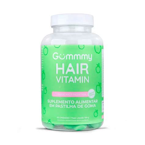 Gummy Hair Vitamin Maçã Verde Encantada 60 Gomas