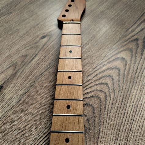 Telecaster Compatible Roasted Maple Guitar Neck Nitro 22 Fret