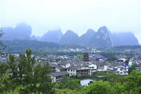 Night Yangshuo Town. Yangshuo West Street at Night - the Tourist ...