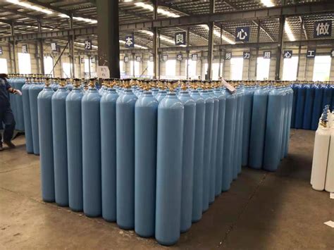 40L 47L 50L 150bar 6 0mm High Pressure Vessel Seamless Steel Helium Gas