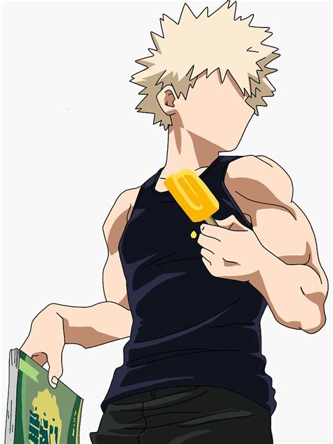 Popsicle Bakugou Sticker For Sale By Astralogical Redbubble