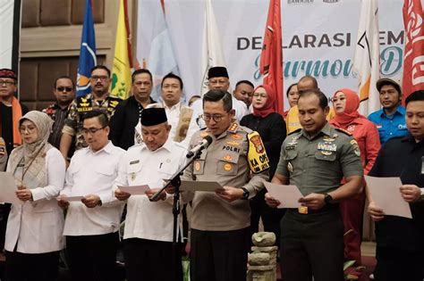 Amankan Tahapan Pemilu Segini Personel Yang Diterjunkan Polres Metro Depok