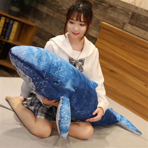 Blue Whale Pillow Toy Blue Whale Body Pillow Blue Whale Plush | Etsy