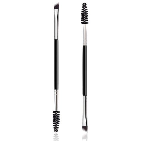 Pcs Duo Eyebrow Brush Angled Eye Brow Brush And Spoolie Brush