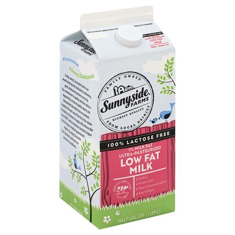 Sunnyside Farms Milk Low Fat Lactose Free Milk Fat Main