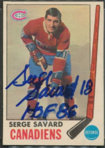 Serge Savard Autographs and Memorabilia | Sports, Hockey