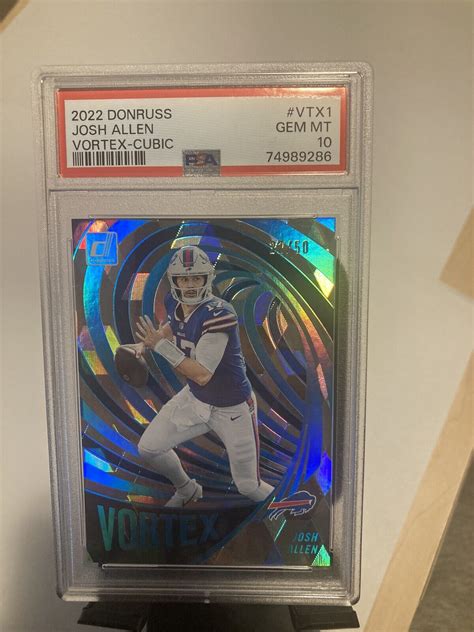 Josh Allen Donruss Vtx Vortex Cubic Price Guide Sports