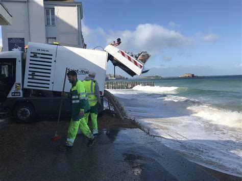 EN IMAGES Le spectacle grandiose des grandes marées à Saint Malo