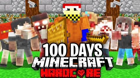 100 Days Minecraft Zombie Apocalypse FULL MOVIE YouTube