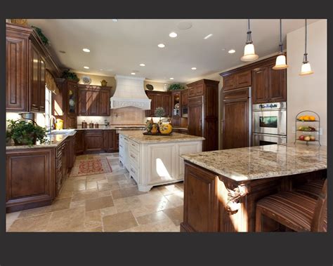 Kitchen Island Colors With Dark Cabinets Anipinan Kitchen