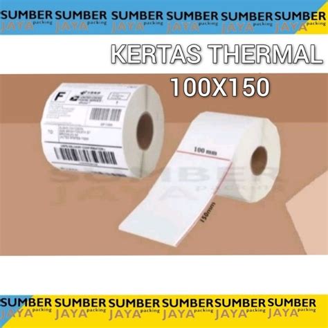 Jual Kertas Cetak Resi Roll Label Thermal Isi Shopee Indonesia