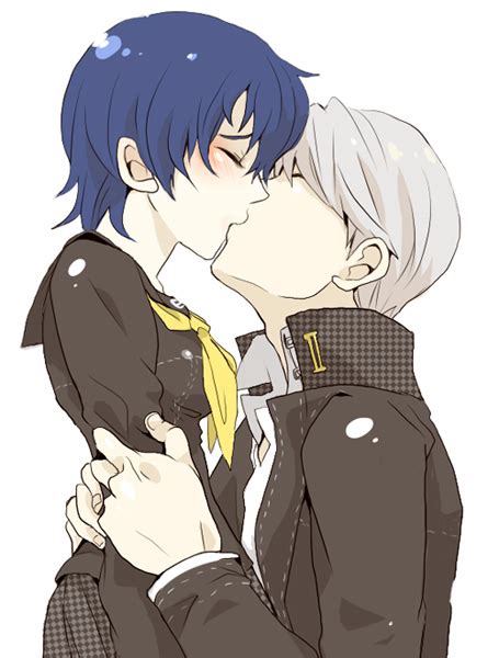 Narukami Yuu And Shirogane Naoto Persona And 1 More Drawn By Tihori T