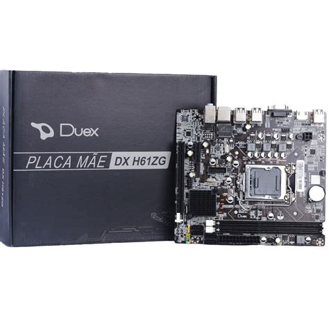 Placa M E Duex Dx H Z M Para Intel Lga Ddr Crystal Inform Tica