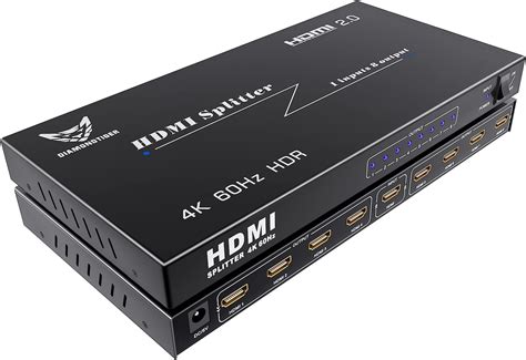 Amazon 4K 1x8 HDMI Splitter 8 Way 8 Ports Powered HDMI