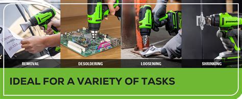 Greenworks 24V Cordless Heat Gun Kit 4 0Ah Battery Charger Included Hot Air Tool Max To