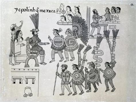 The Last Aztec Emperor Cuauhtemoc Surrenders Plate Giclee Print Spanish School