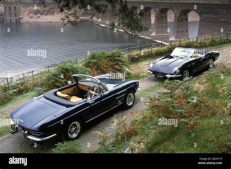 Ferrari 330gts And Ferrari 365 California Spyder Stock Photo Alamy