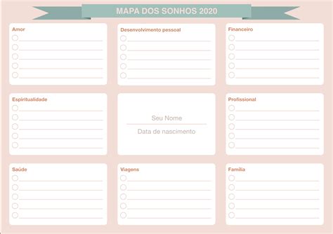 Quadro De Metas Para Imprimir