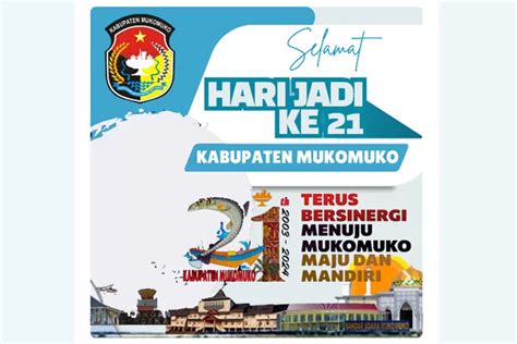 3 Twibbon Hari Jadi Kabupaten Mukomuko Ke 21 Rayakan HUT 25 Februari