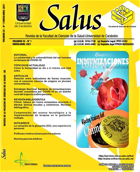 Salus La Revista De La Facultad De Ciencias De La Salud