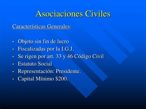 Ppt Asociaciones Civiles Powerpoint Presentation Free Download Id3425514