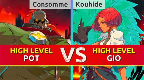 Ggst Consomme Potemkin Vs Kouhide Giovanna Guilty Gear Strive High