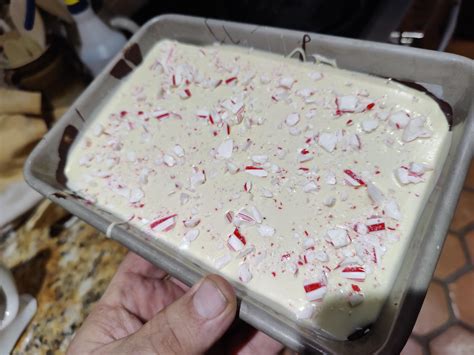 tempering white and dark chocolate to make Peppermint Bark! : r/sousvide