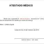 Modelo de Atestado Médico Para Imprimir Download Atestado Médico