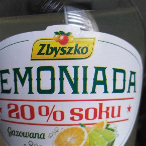 Lemoniada 20 Soku O Smaku Limonkowo Cytrynowym Zbyszko Kalorie KJ I